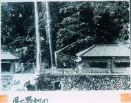 辻水力発電所（明治４３年開設。辻、池田に電気を供給）
