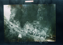 祖谷発電所工事　水車運搬