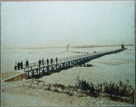 学島橋の架橋（当時の建設費１万円。大人２銭の通行料）