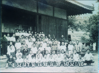 大阪・港南小学校からの学童疎開（西庄・極楽寺にて）
