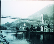 美濃田の渡しと橋の渡り初め