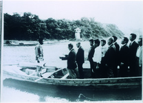 西山渡し　渡し納め