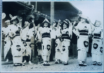 池田の阿波踊り　さつき蓮　中和本宅前