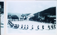 穴吹高校　分校連合運動会　穴吹小グランドにて