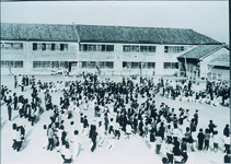 鴨島小　朝礼風景