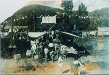 辻高　第６回運動会アーチ