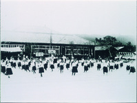 江原南小　なぎなた訓練