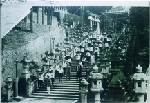 三好高女　箸蔵山一夜講習