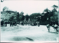 古城山採石場での自転車レース