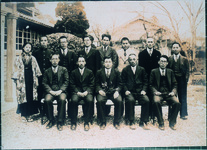 徳島県蚕業取締所。養蚕カイコの種の検査。県の各要所にあった。この写真は川島町。今は町事務所に統合されているそう。