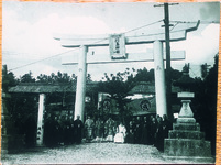 川島神社鳥居建立