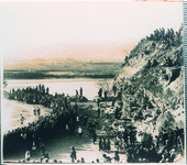 古城山採石場での自転車レース