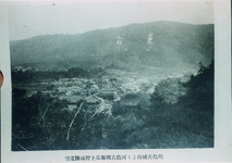 川島古城山より見る川島古城戦場と桜城跡