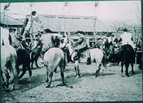 阿波の古式打毬競技会　穴吹高校にて