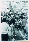八坂神社祇園祭の福餅投げ