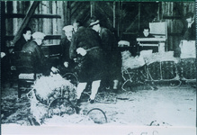 徳島地方専売局貞光出張所煙草収納の実況