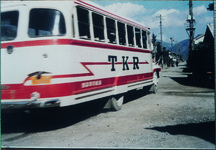 琴電バス高松線（「１９５５のびゆく江原町」スライドより）