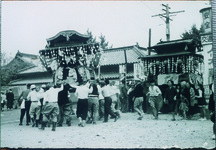 天王祭り　上野庄と拝原東の屋台