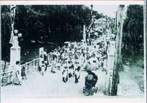 脇町の阿波踊り　中央橋