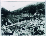 江原村水利組合工事