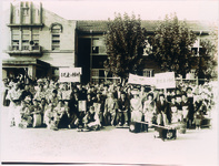 阿波町庁舎落成記念パレード