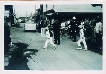 伊沢小　ＰＴＡ交通安全街頭指導