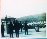 阿波郡奉迎場　林小学校