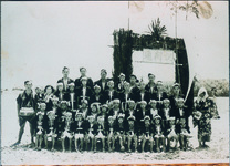 大野島橋竣工の際に結成された「粟島連」（善入寺島からの移住者によって結成された）