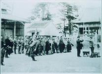 紀元２６００年記念行事　橿原神宮献穀米八幡分会より引継ぎの状況　