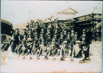 柳川町家庭防災組合　２６００年記念撮影