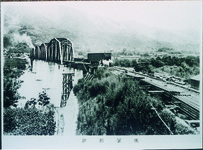 吉野川鉄橋架橋工事