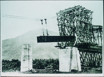 吉野川鉄橋架橋工事