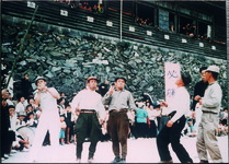 第１回町民体育大会でのタバコ火付け競争