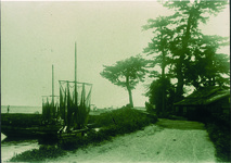 横須海岸の西端　現在の競輪場入口付近