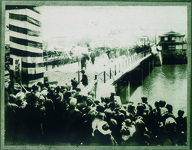 神田瀬川の橋　千歳橋の竣工式