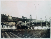 末松知事閣下臨場記念　新野町前山染織工場