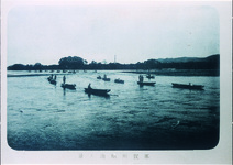 那賀川鮎漁の景