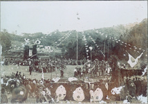 全村運動会　内田の馬場（現在の桑野町公民館）