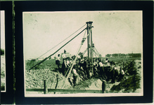 小松島高等女学校校庭　土木作業