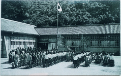 二宮尊徳銅像除幕式　由岐町志和岐尋常小学校