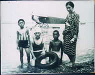 小松島横須海岸　水上飛行機