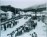 牟岐線開通のパレード