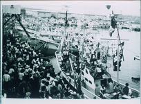 船おろしの光景