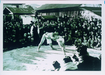 旧正月の相撲大会