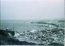 日の峰山より見た小松島港