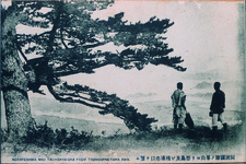 津乃峰より答島と橘浦港を望む