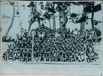 旧制富岡中学校　水泳練習　北の脇の海岸にて