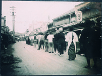 富岡町防空演習