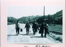 明谷梅林へのハイキング