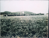 多収穫共進会出品地での記念撮影